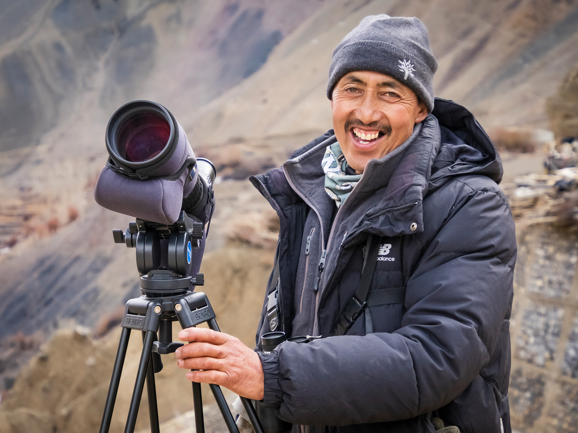 Snow Leopard Spotter Team, Grand Himalaya Range, Ladakh, India